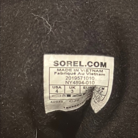 GIRLS size 4 Sorel Youth Explorer Winter Boots - Picture 4 of 4